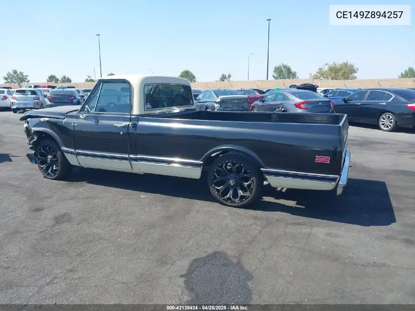 1969 Chevrolet C10 VIN: CE149Z894257 Lot: 42138434
