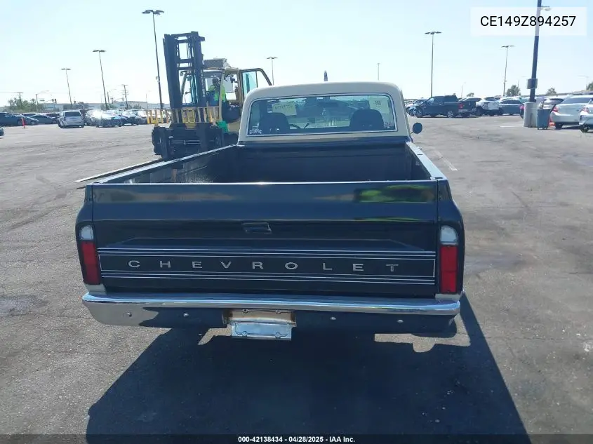 1969 Chevrolet C10 VIN: CE149Z894257 Lot: 42138434