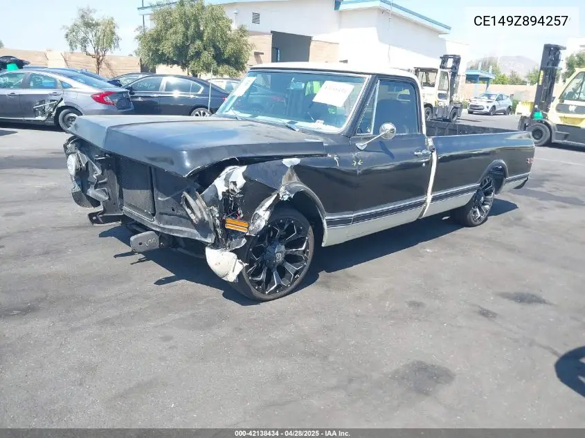1969 Chevrolet C10 VIN: CE149Z894257 Lot: 42138434