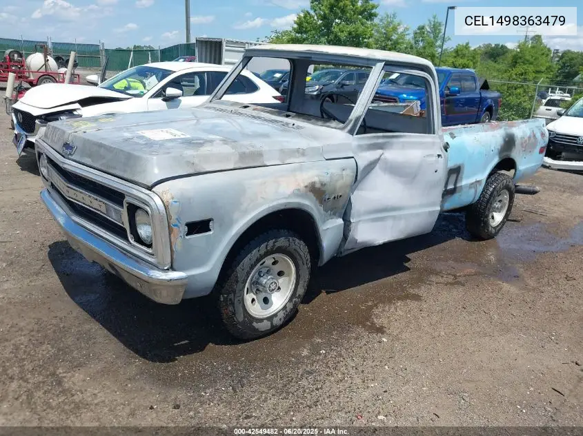 1969 Chevrolet C10 VIN: CEL1498363479 Lot: 42549482