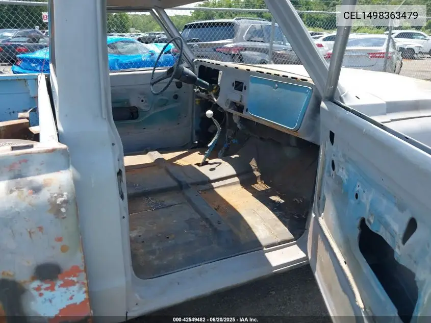 1969 Chevrolet C10 VIN: CEL1498363479 Lot: 42549482