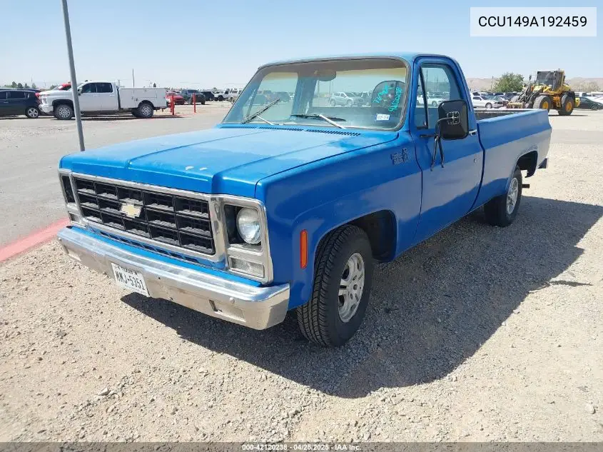 1979 Chevrolet C10 VIN: CCU149A192459 Lot: 42120238