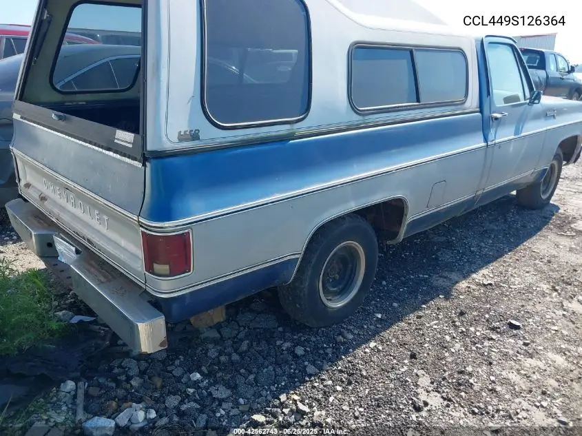 1979 Chevrolet C-10 VIN: CCL449S126364 Lot: 42562743