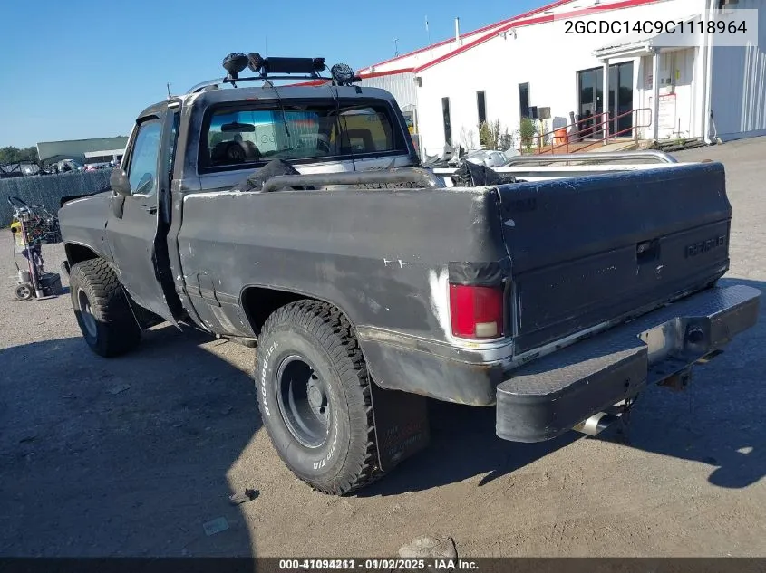 1982 Chevrolet C10 VIN: 2GCDC14C9C1118964 Lot: 41094211