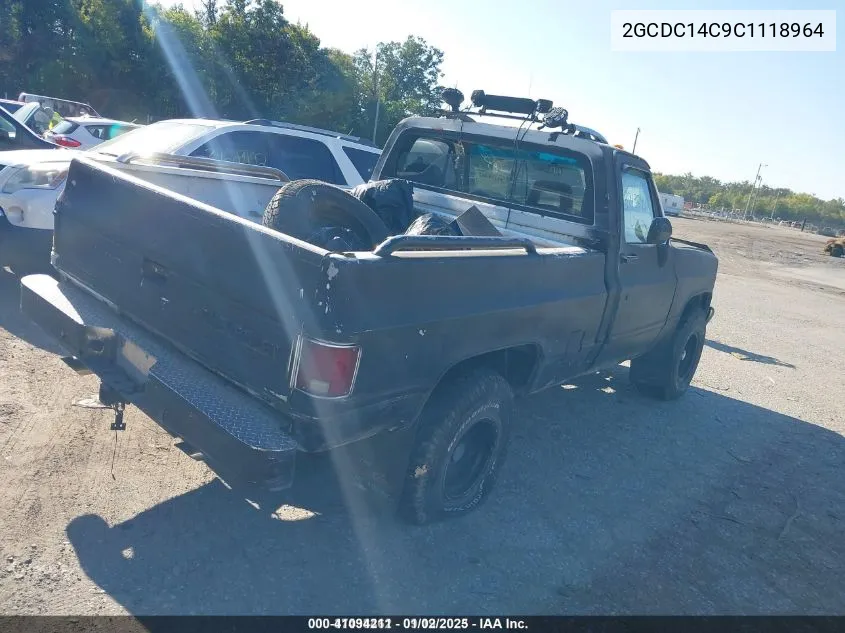 1982 Chevrolet C10 VIN: 2GCDC14C9C1118964 Lot: 41094211
