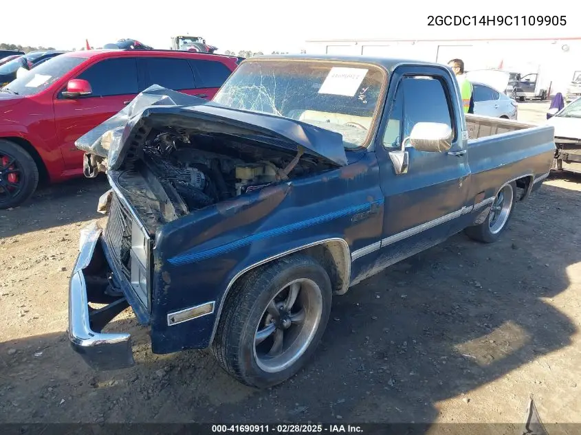 1982 Chevrolet C10 VIN: 2GCDC14H9C1109905 Lot: 41690911
