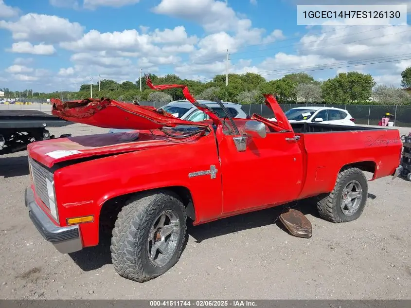 1984 Chevrolet C10 VIN: 1GCEC14H7ES126130 Lot: 41511744