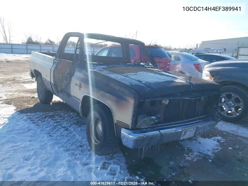 1984 Chevrolet C10 VIN: 1GCDC14H4EF389941 Lot: 41629611