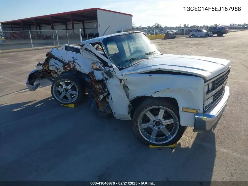 1986 Chevrolet C-10 VIN: 1GCEC14H06J156174 Lot: 41646970