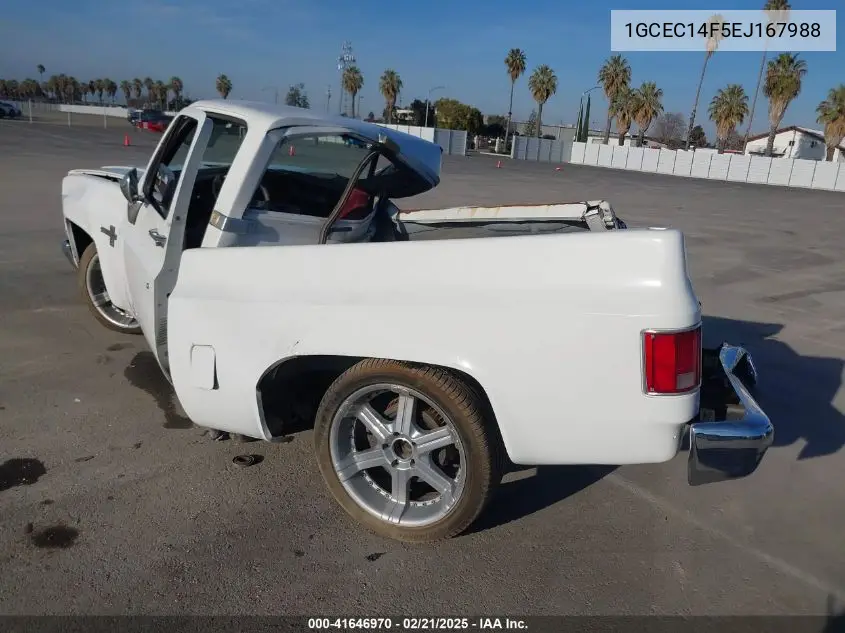 1986 Chevrolet C-10 VIN: 1GCEC14H06J156174 Lot: 41646970