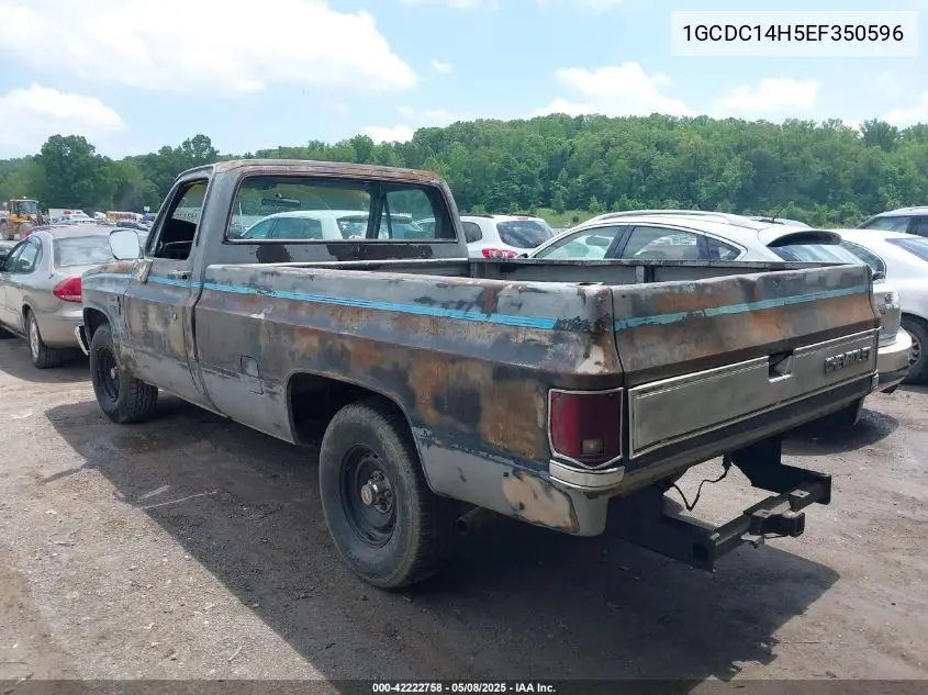 1984 Chevrolet C10 VIN: 1GCDC14H5EF350596 Lot: 42222758