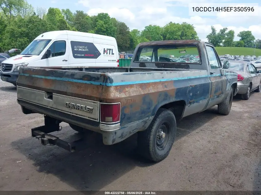 1984 Chevrolet C10 VIN: 1GCDC14H5EF350596 Lot: 42222758