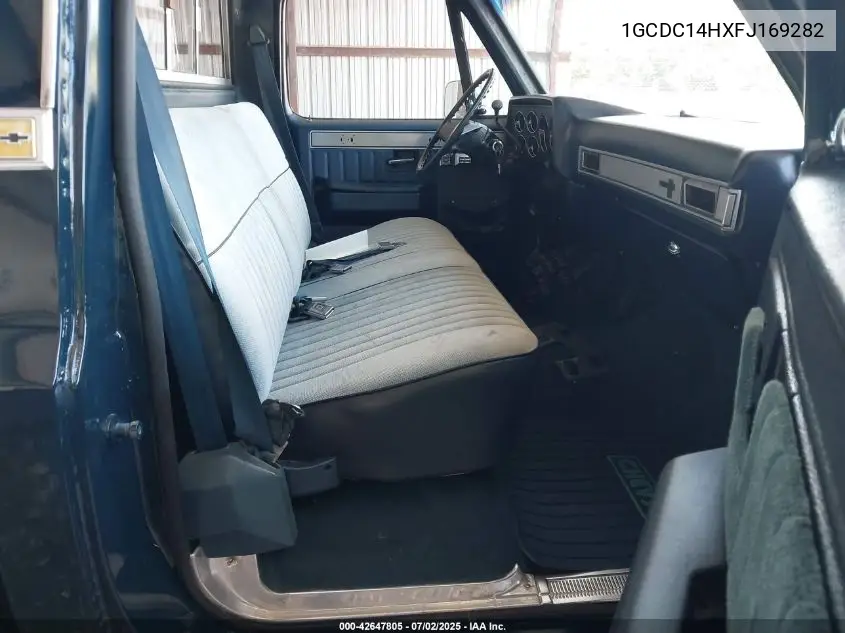 1985 Chevrolet C10 VIN: 1GCDC14HXFJ169282 Lot: 42647805