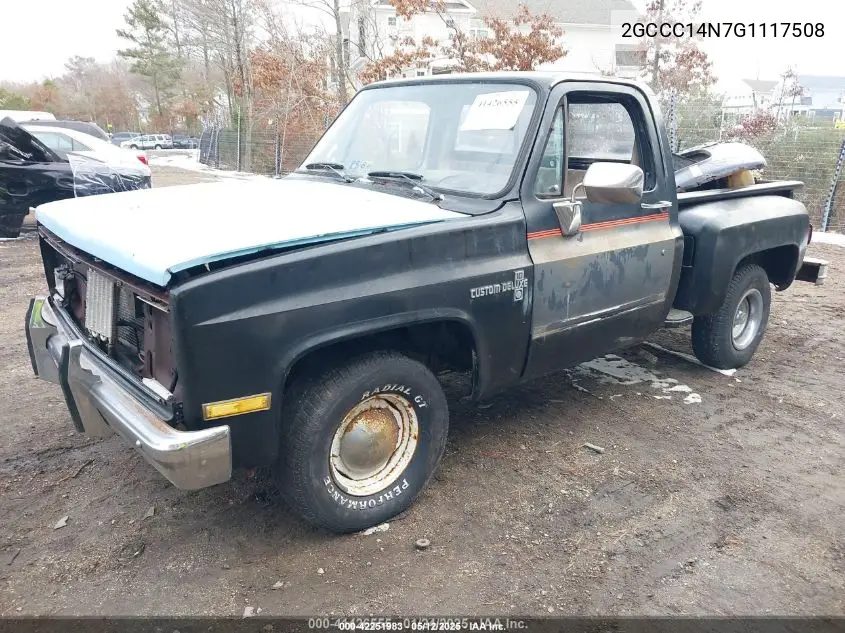 1986 Chevrolet C10 VIN: 2GCCC14N7G1117508 Lot: 42251983