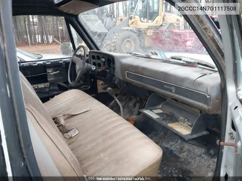1986 Chevrolet C10 VIN: 2GCCC14N7G1117508 Lot: 42251983