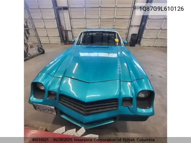 1979 Chevrolet Camaro VIN: 1Q87G9L610126 Lot: 40010021