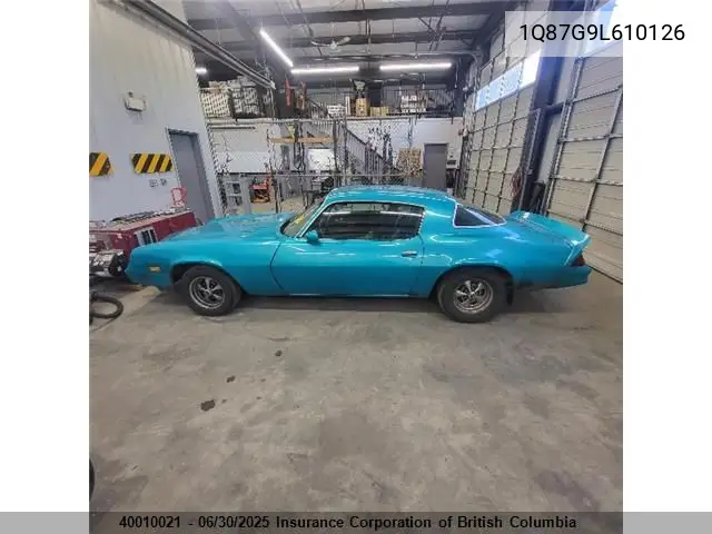 1979 Chevrolet Camaro VIN: 1Q87G9L610126 Lot: 40010021