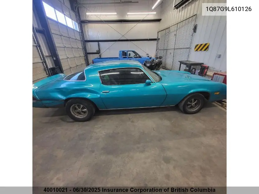1979 Chevrolet Camaro VIN: 1Q87G9L610126 Lot: 40010021