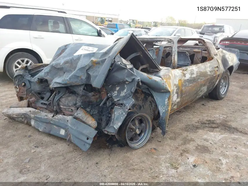 1979 Chevrolet Camaro VIN: 1S87G9N577251 Lot: 42006698