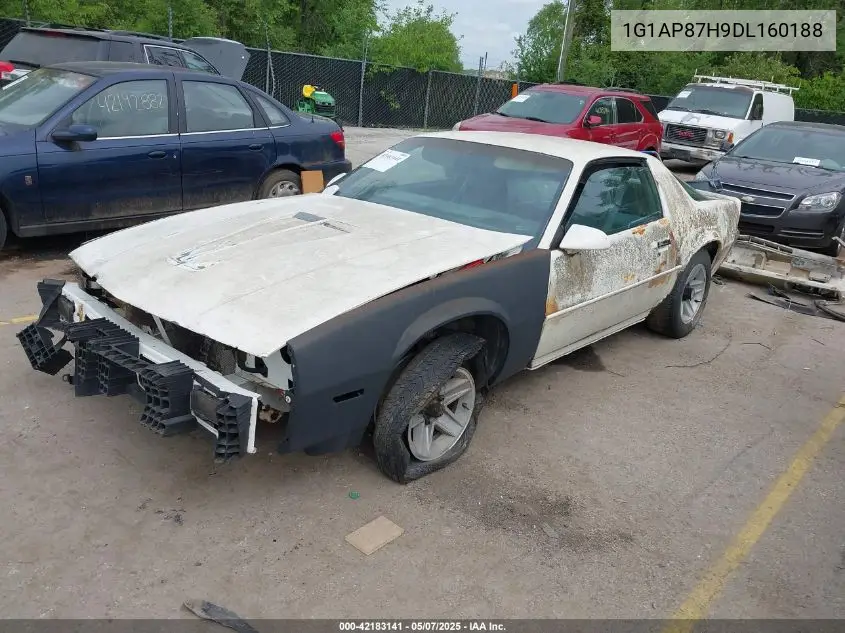 1983 Chevrolet Camaro VIN: 1G1AP87H9DL160188 Lot: 42183141