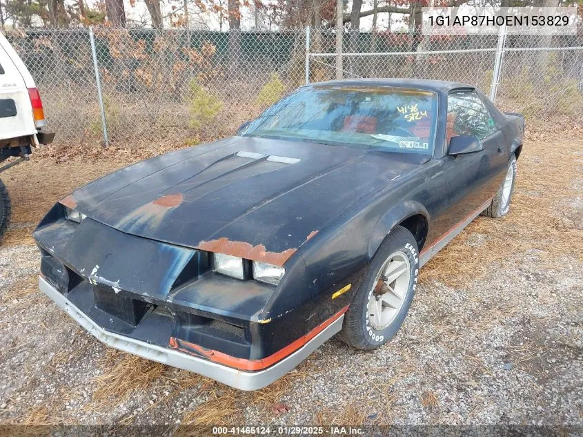 1984 Chevrolet Camaro VIN: 1G1AP87HOEN153829 Lot: 41465124