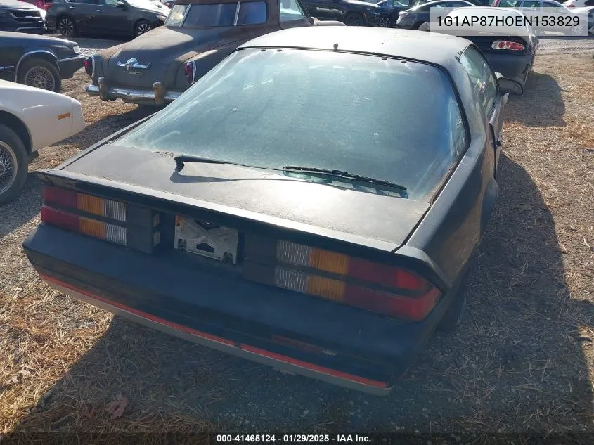 1984 Chevrolet Camaro VIN: 1G1AP87HOEN153829 Lot: 41465124