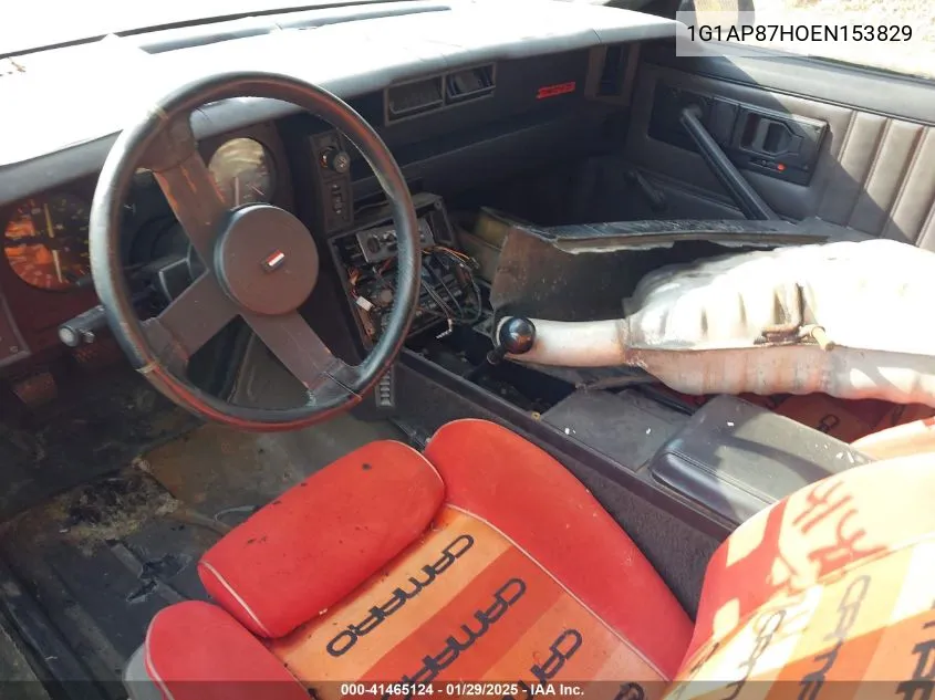 1984 Chevrolet Camaro VIN: 1G1AP87HOEN153829 Lot: 41465124