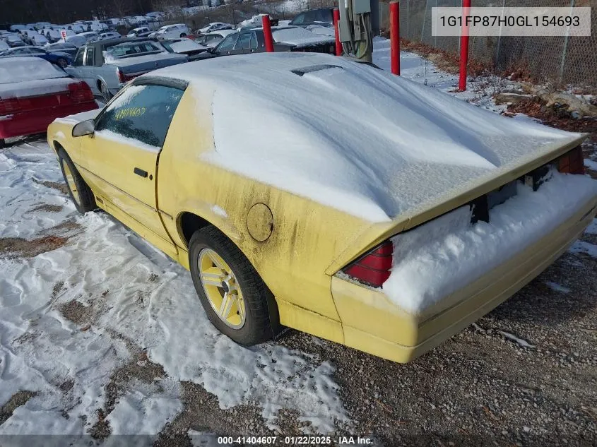 1986 Chevrolet Camaro VIN: 1G1FP87H0GL154693 Lot: 41404607