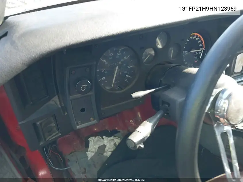 1987 Chevrolet Camaro VIN: 1G1FP21H9HN123969 Lot: 42136912