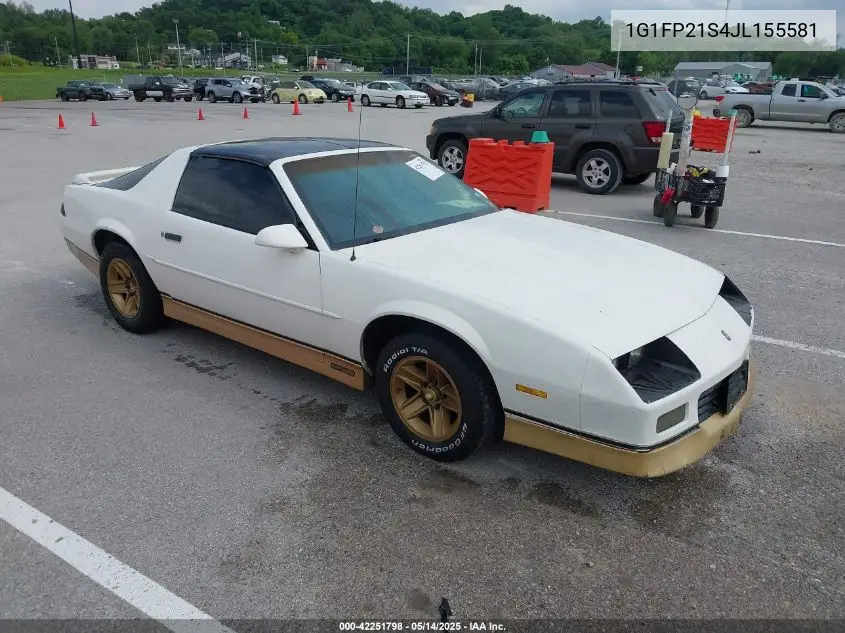 1988 Chevrolet Camaro VIN: 1G1FP21S4JL155581 Lot: 42251798