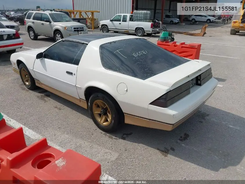 1988 Chevrolet Camaro VIN: 1G1FP21S4JL155581 Lot: 42251798