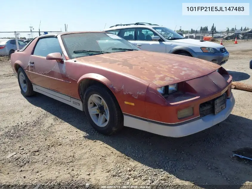 1988 Chevrolet Camaro VIN: 1G1FP21E5JL147483 Lot: 42515771
