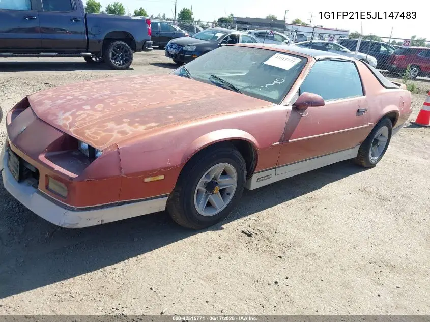 1988 Chevrolet Camaro VIN: 1G1FP21E5JL147483 Lot: 42515771