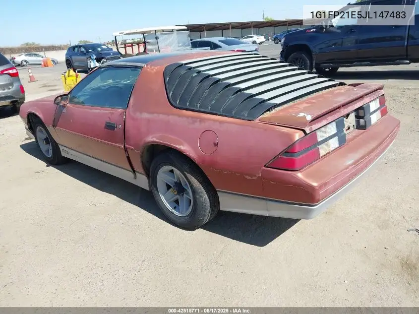 1988 Chevrolet Camaro VIN: 1G1FP21E5JL147483 Lot: 42515771
