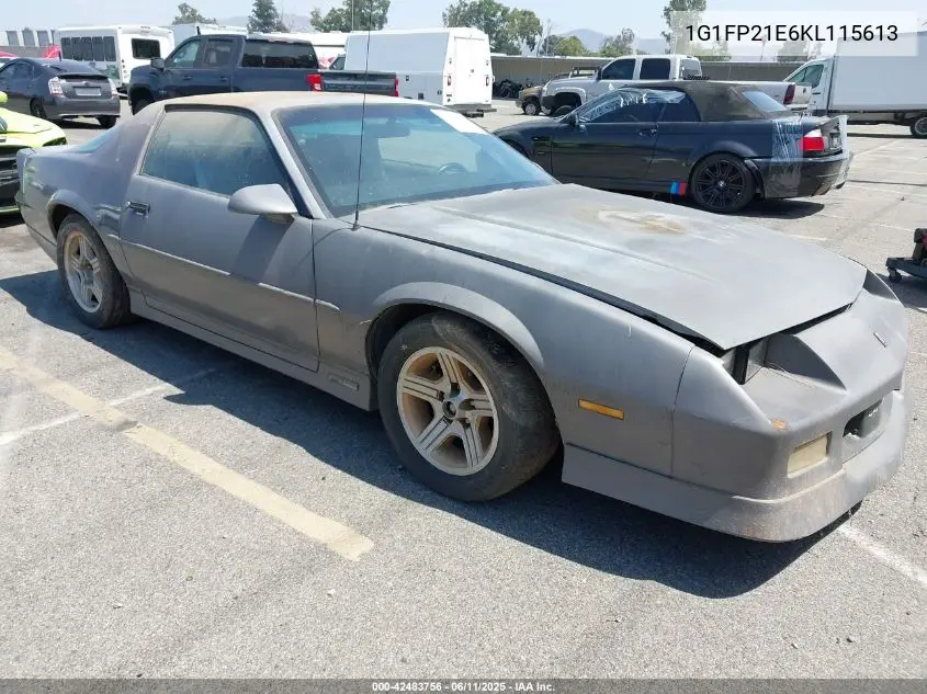 1989 Chevrolet Camaro VIN: 1G1FP21E6KL115613 Lot: 42483756