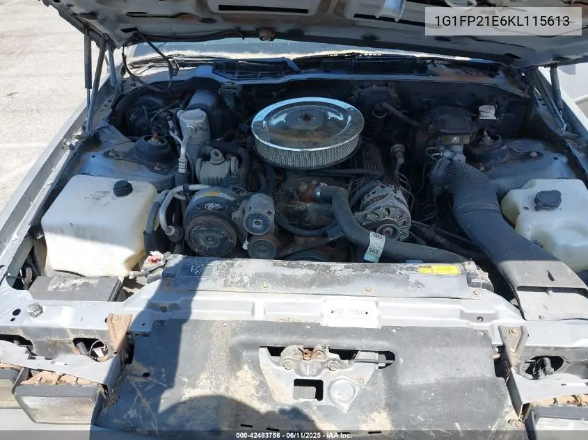 1989 Chevrolet Camaro VIN: 1G1FP21E6KL115613 Lot: 42483756
