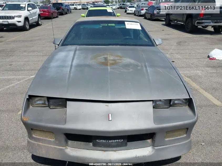 1989 Chevrolet Camaro VIN: 1G1FP21E6KL115613 Lot: 42483756
