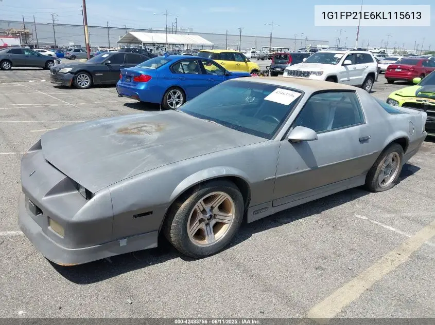 1989 Chevrolet Camaro VIN: 1G1FP21E6KL115613 Lot: 42483756