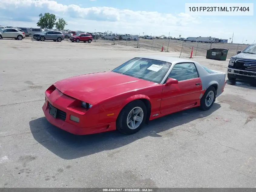 1991 Chevrolet Camaro Rs VIN: 1G1FP23T1ML177404 Lot: 42637417