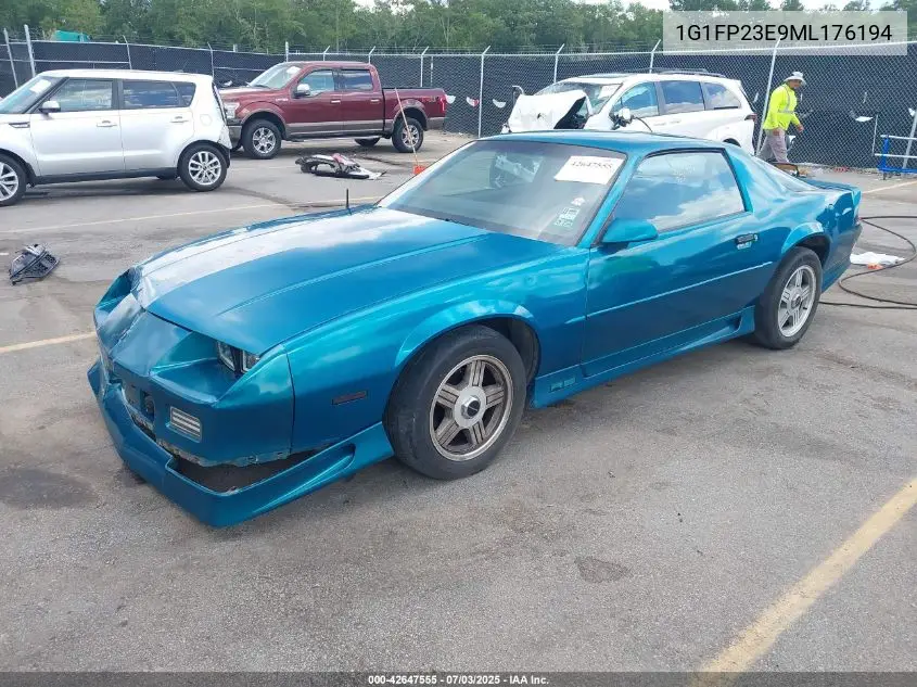 1991 Chevrolet Camaro Rs VIN: 1G1FP23E9ML176194 Lot: 42647555