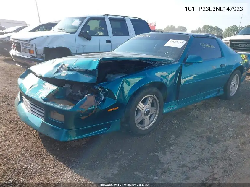 1992 Chevrolet Camaro Rs VIN: 1G1FP23E3NL147923 Lot: 42653291