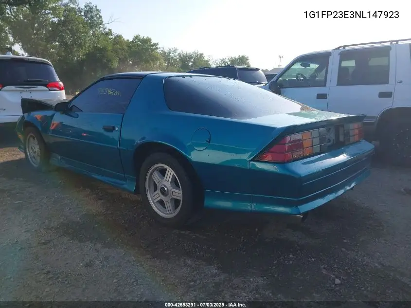 1992 Chevrolet Camaro Rs VIN: 1G1FP23E3NL147923 Lot: 42653291