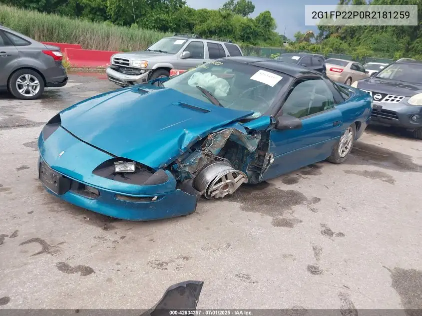 1994 Chevrolet Camaro Z28 VIN: 2G1FP22P0R2181259 Lot: 42634357