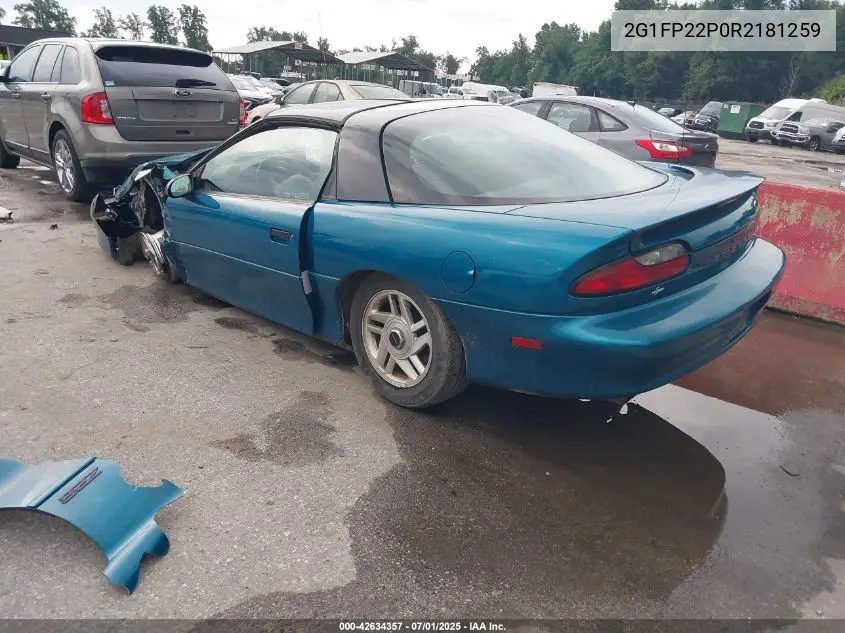 1994 Chevrolet Camaro Z28 VIN: 2G1FP22P0R2181259 Lot: 42634357