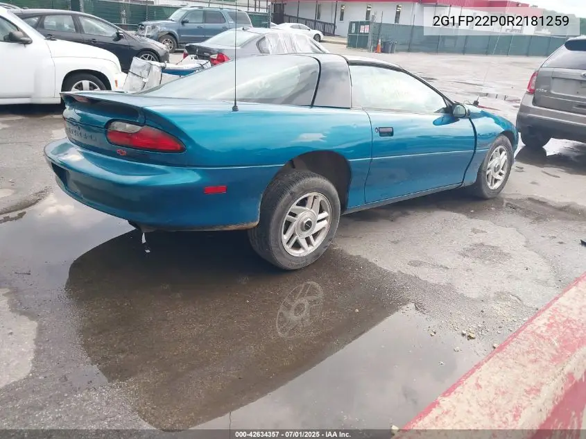 1994 Chevrolet Camaro Z28 VIN: 2G1FP22P0R2181259 Lot: 42634357