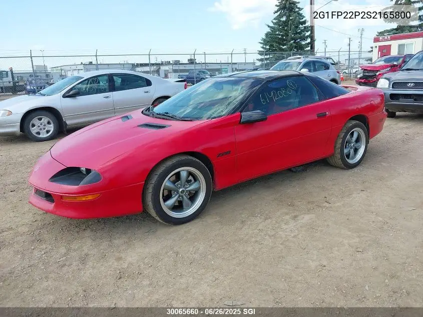 1995 Chevrolet Camaro Z28 VIN: 2G1FP22P2S2165800 Lot: 30065660