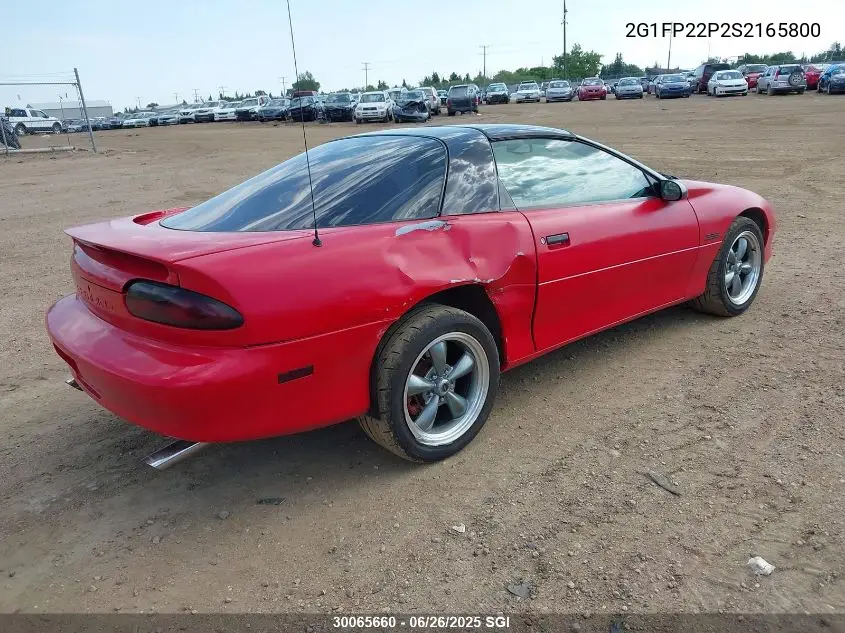 1995 Chevrolet Camaro Z28 VIN: 2G1FP22P2S2165800 Lot: 30065660
