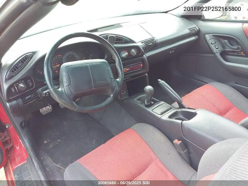 1995 Chevrolet Camaro Z28 VIN: 2G1FP22P2S2165800 Lot: 30065660