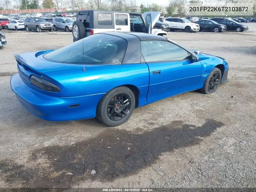 1996 Chevrolet Camaro Rs VIN: 2G1FP22K6T2103872 Lot: 42003553