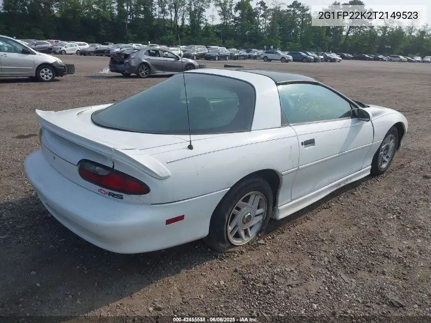 1996 Chevrolet Camaro Rs VIN: 2G1FP22K2T2149523 Lot: 42455538
